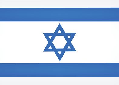 Zu sehen ist die Flagge Israels.