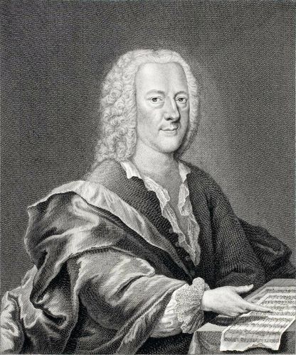 Georg Philipp Telemann (1681–1767), Kupferstich, Georg Lichtensteger um 1745