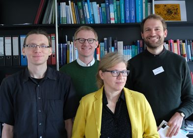 Die Leipziger Studien-Autor:innen: Toni Fleischer, Prof. Georg Schomerus, Dr. Christine Ulke und Dr. Sven Speerforck. (v.l.)