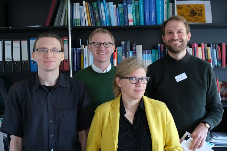Die Leipziger Studien-Autor:innen: Toni Fleischer, Prof. Georg Schomerus, Dr. Christine Ulke und Dr. Sven Speerforck. (v.l.)