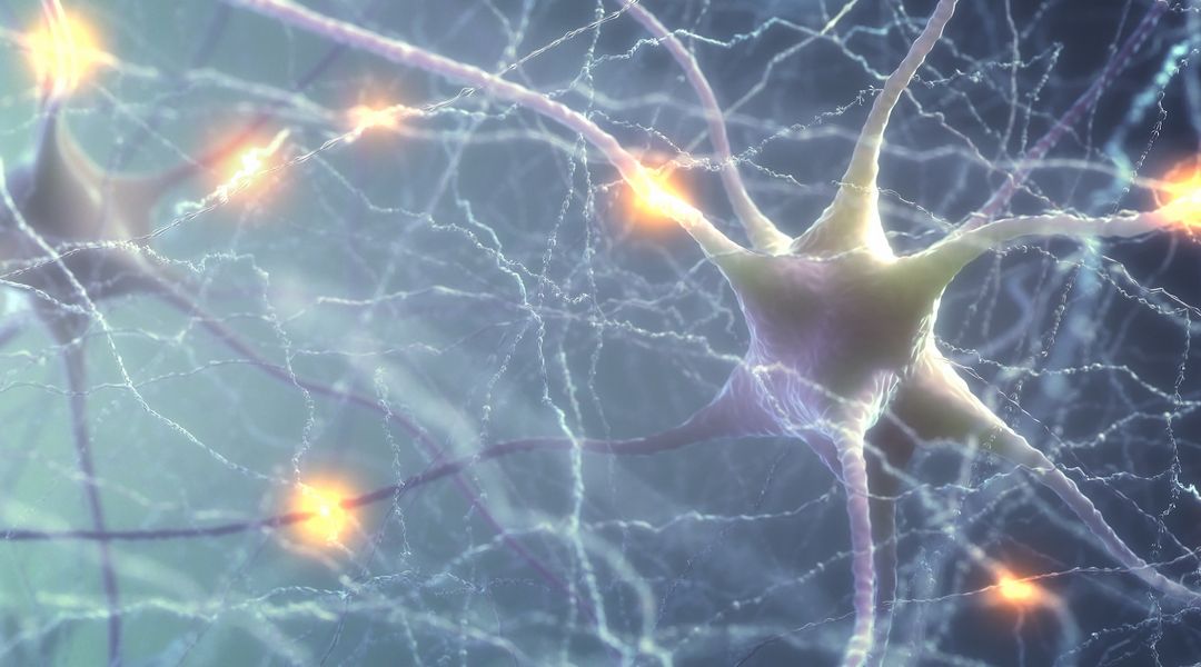 Symbolbild: 3-Dimensionale Grafik zeigt ein neuronales Netz