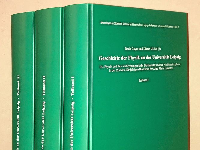 Die dreibändige Monographie "Geschichte der Physik an der Universität Leipzig".