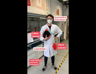 Ein Tag im Labor - zwei Chemie-Studierende nehmen euch mit |