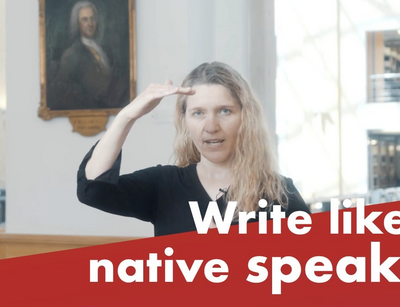 Seven Ways to Write Like a Native Speaker // Coffee Lecture 2020/2 |