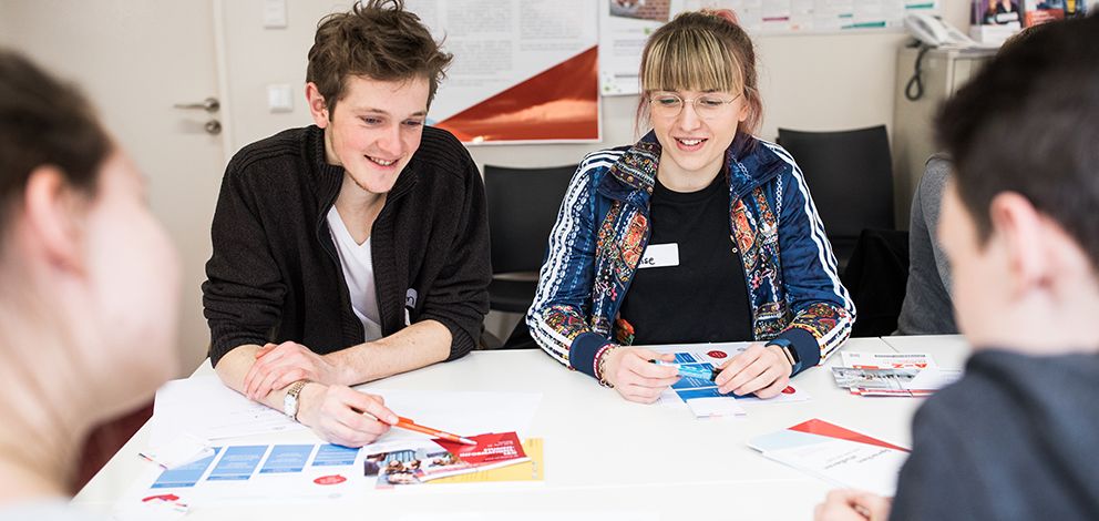 Teilnehmer im Orientierungsworkshop