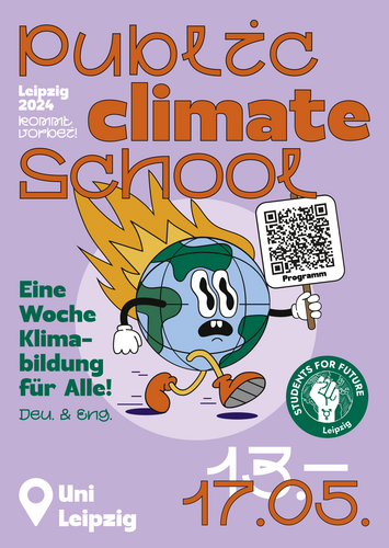 Flyer der Public Climate School 2024