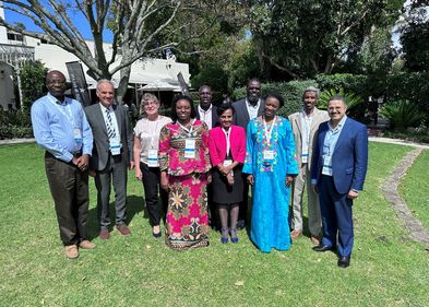 The team of the African One Health Network for Disease Prevention (ADAPT). The coordinator is Dr Ahmed Abd El Wahed (right). Photo: @ADAPTonehealth