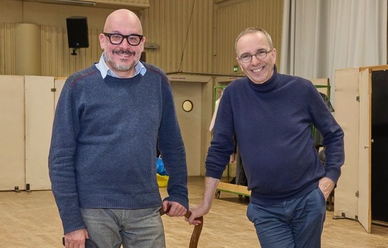 Sergio Morabito (links) und Jossi Wieler unterstützen im Sommersemester die Leipziger Theaterwissenschaft als Bertolt Brecht-Gastprofessoren.