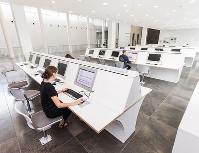 Der Computerpool im Neuen Augusteum (Foto: Christian Hüller)