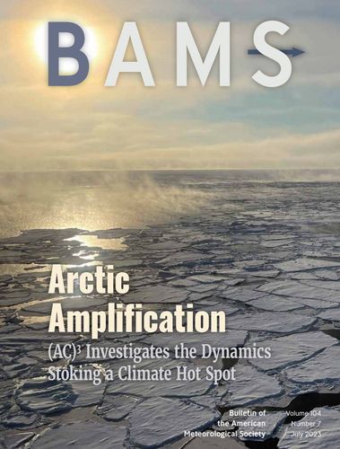 Cover of the prestigious Bulletin of the American Meteorological Society (July issue). Photo: Bulletin of the American Meteorological Society Cover of the prestigious Bulletin of the American Meteorological Society (July issue). Photo: Bulletin of the American Meteorological Society