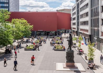 Photo: Kirsten Nijhof, Leipzig University Das Leibnizforum füllt sich wieder: Das Wintersemester 2022/23 ist gestartet.