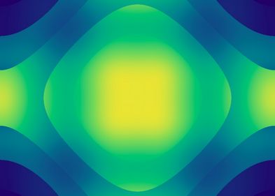 An artistic abstract depiction of the Floquet Fermi Liquid created by Likun Shi. Eine künstlerische, abstrakte Darstellung der Floquet-Fermi-Flüssigkeit