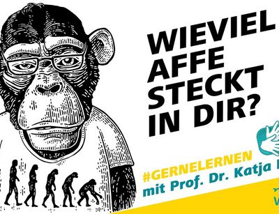 Gebärdefassung: Wieviel Affe steckt in Dir? #gernelernen mit MDR Wissen MDR