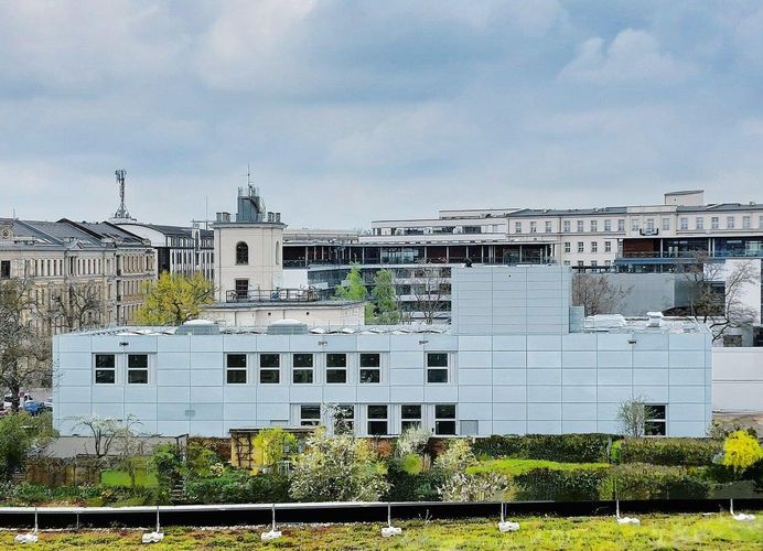 Das neue Forschungsgebäude des Instituts für Meteorologie der Universität Leipzig.