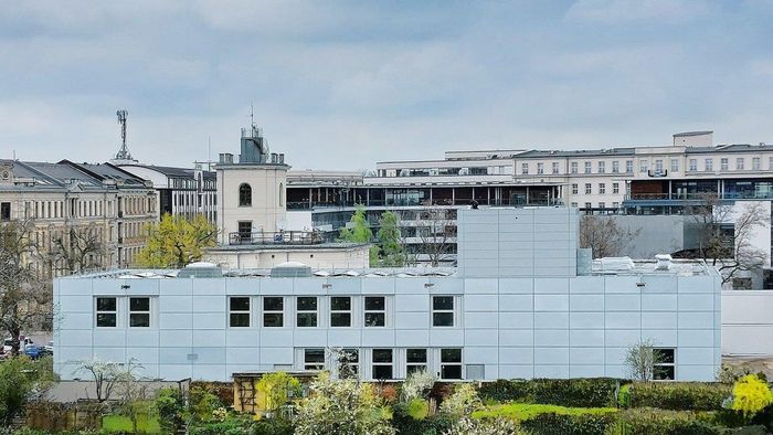 Das neue Forschungsgebäude des Instituts für Meteorologie der Universität Leipzig.