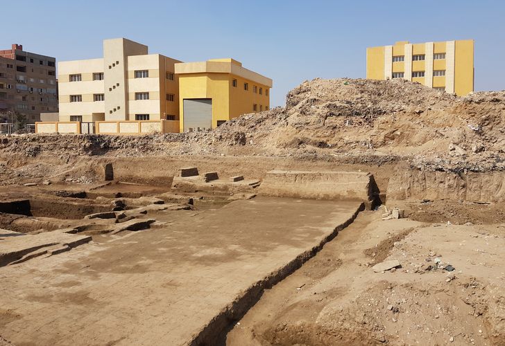 Das Grabungsgebiet in Kairo.
