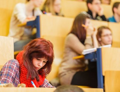 Studierende im Hörsaal