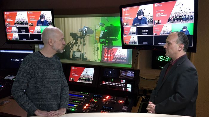 Ulf Walther von der Medienredaktion im Gespräch mit dem Geschäftsführer des ZMP, Volker Pankrath