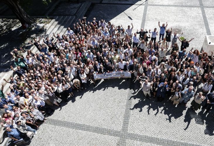 Gruppenfoto von Teilnehmenden der Arqus-Konferenz