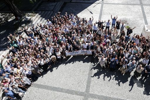 Gruppenfoto von Teilnehmenden der Arqus-Konferenz