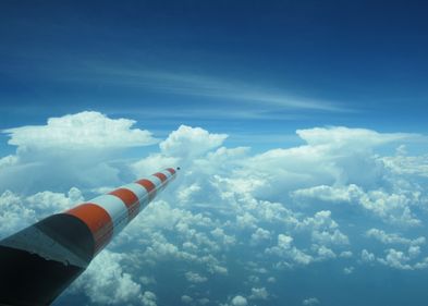Foto: Wolken aus Sicht des Forschungsflugzeugs HALO