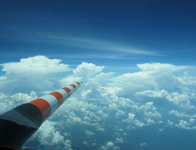Foto: Wolken aus Sicht des Forschungsflugzeugs HALO
