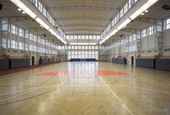 Ernst-Grube-Halle auf dem Campus Jahnallee. Foto: Christian Hüller