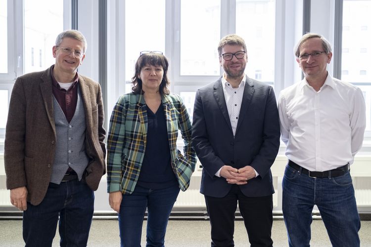 Committee: from left: Gerrit Schenk, Natascha Mehler, Lukas Werther, Christoph Zielhofer, Photo: Victor S. Brigola