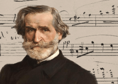 Giuseppe Verdi, Collage created by Professur für Neuere Kultur- und Ideengeschichte, Universität Leipzig