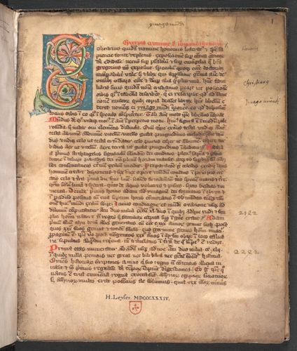 Universitätsbibliothek Leipzig Eine der großen Handschriftensammlungen Deutschlands: mittelalterlicher Codex aus der Universitätsbibliothek Leipzig.