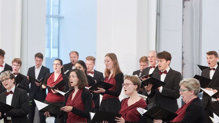 Universitätschor bei der Investitur