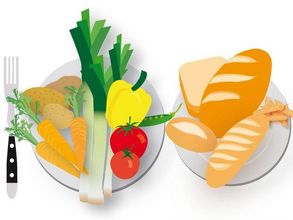 Infografik zu den Ernährungsgewohnheiten der Deutschen.