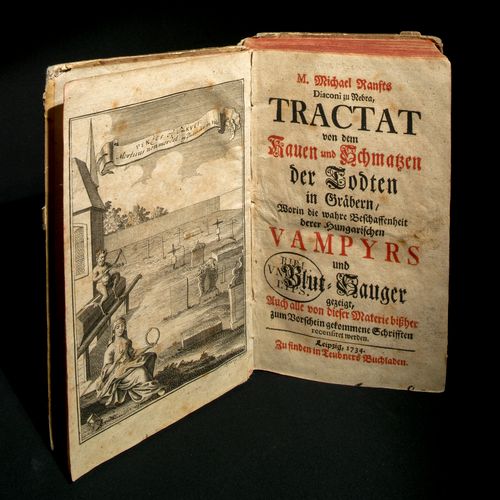 Abbildung eines Vampir-Traktats aus dem Bestand der Universitätsbibliothek