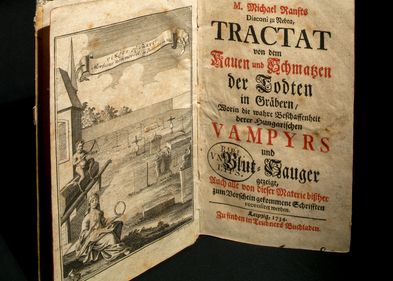 Abbildung eines Vampir-Traktats aus dem Bestand der Universitätsbibliothek