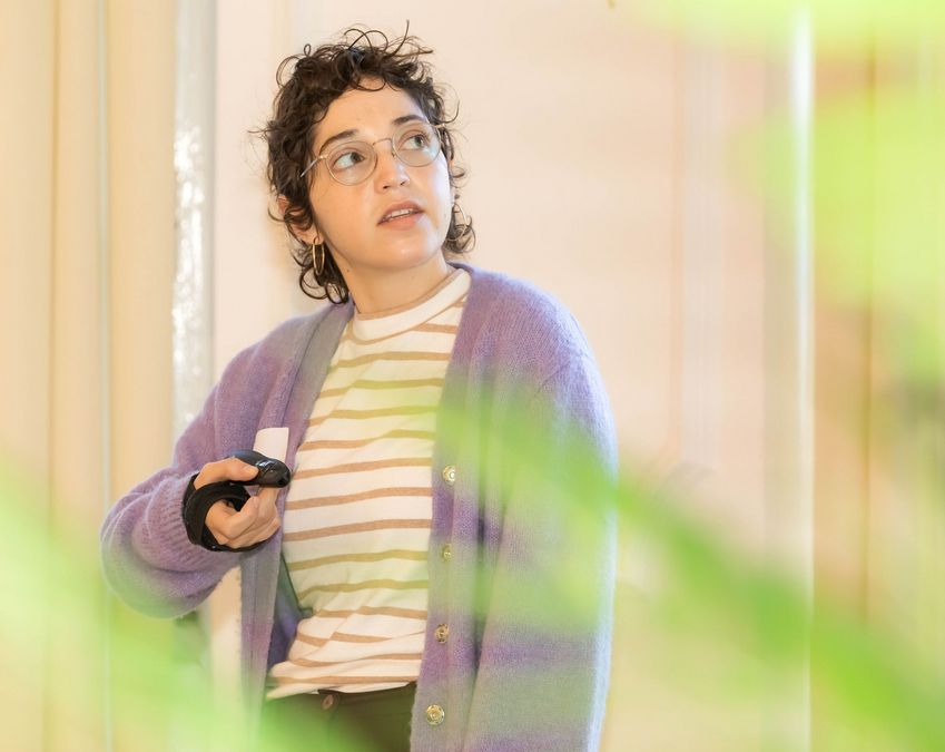 zur Vergrößerungsansicht des Bildes: Rachel Pafe bei ihrem Vortrag
