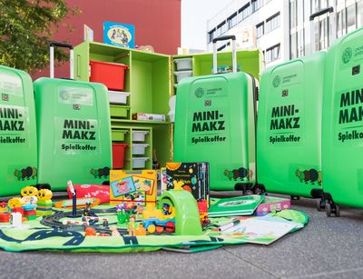 makz - mobile Spielkoffer und mobiles Kinderzimmer, Foto: Christian Hüller