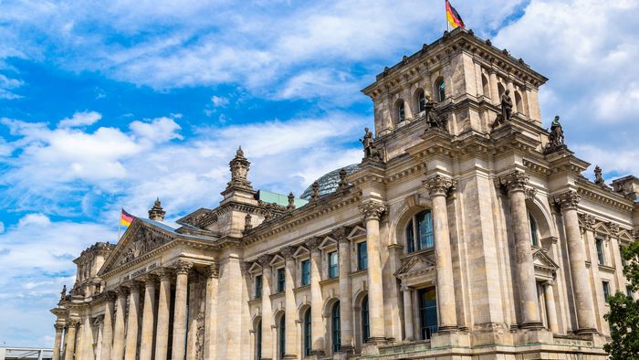 Zu sehen ist das Reichstagsgebäude in Berlin.