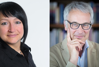 Af dem Bild sind Dr. Nadja Walter und Prof. Dr. Roderich Barth zu sehen.