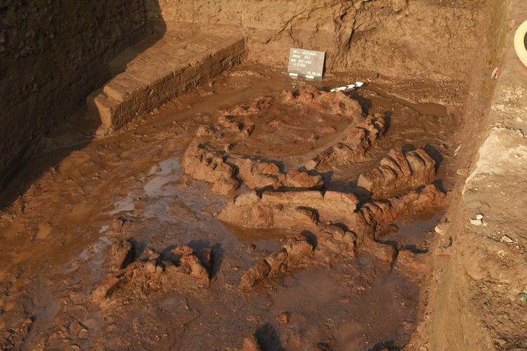 Brewery furnace, mid-fourth millennium BC. Photo: Leipzig University