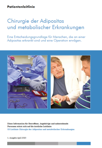 Die neue Patientenleitlinie zur Orientierung in der Adipositaschirurgie.