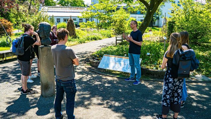 Führung durch den Botanischen Garten.