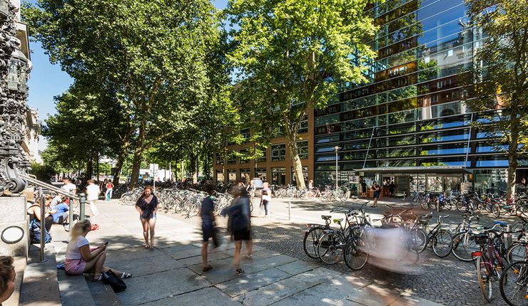 Studentisches Leben auf dem Campus Beethovenstraße