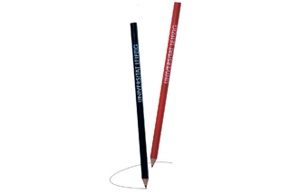 Bleistifte der Universität Leipzig in rot und schwarz