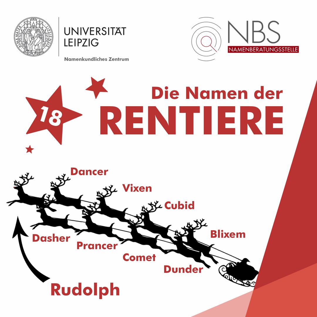 Universität Leipzig: Türchen 18: Die Namen der Rentiere