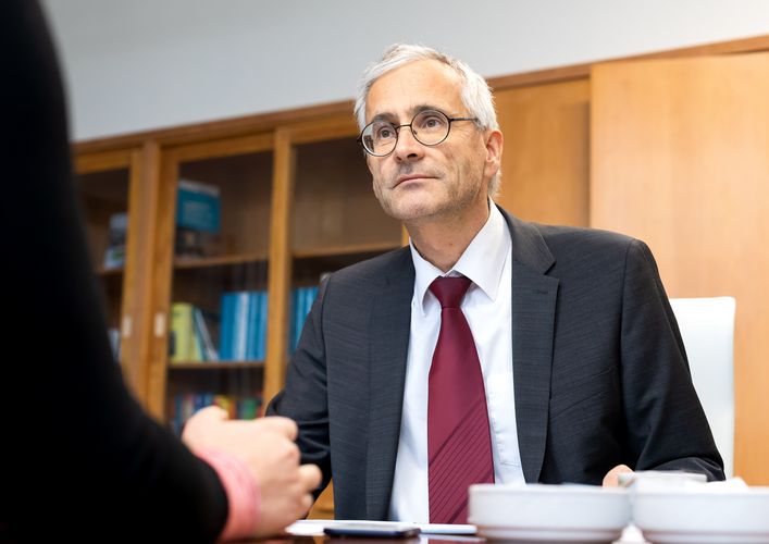 Prof. Dr. Michael Stumvoll, Dekan der Medizinischen Fakultät