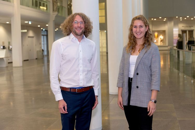 Dr Hagen Wulff and Sabine Pawellek at the launch event in October 2021. 