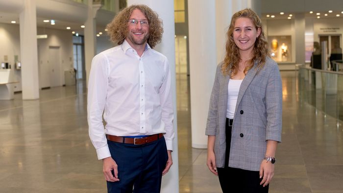 Zu sehen sind Dr. Hagen Wulff und Sabine Pawellek bei der Auftaktveranstaltung im Oktober 2021