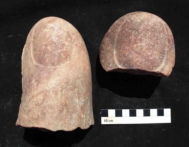 Teile der gefundenen Zehen von Psammetich I.