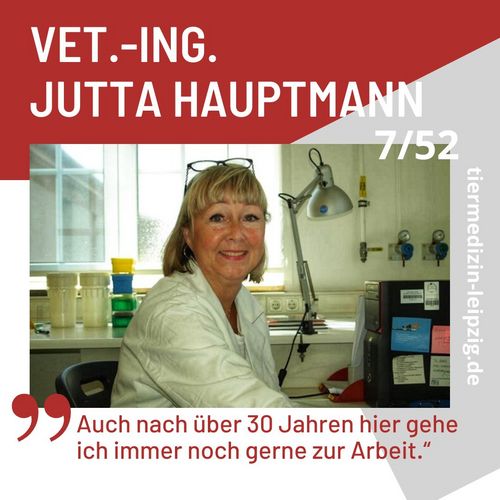 Auf dem Bild ist Alumna Jutta Hauptmann zu sehen.