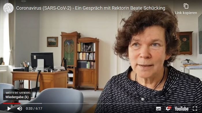 Rektorin Beate Schücking.